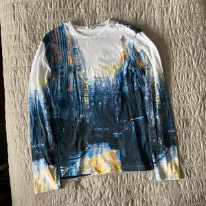 terra nostra vintage graphic city longsleeve